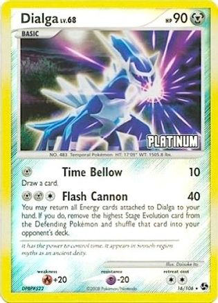 Dialga (16/106) [Burger King Promos: 2009 Collection]-1