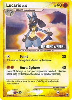 Lucario (6/130) [Burger King Promos: 2008 Collection]-1