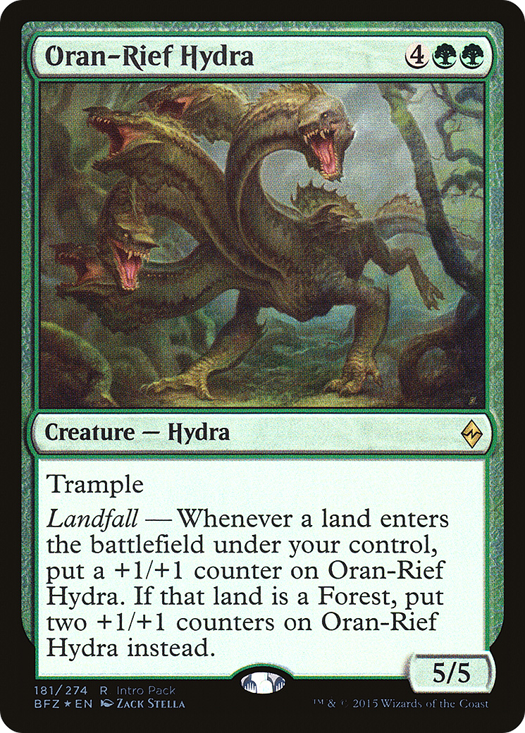 Oran-Rief Hydra (Intro Pack) [Battle for Zendikar Promos]-1