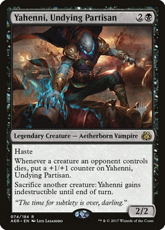 Yahenni, Undying Partisan (Promo Pack) [Aether Revolt Promos]-1