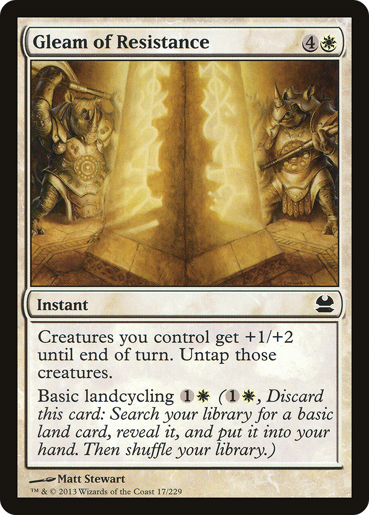 Gleam of Resistance [Modern Masters]-1