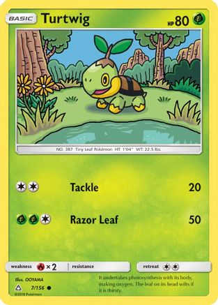 Turtwig (7/156) [Sun & Moon: Ultra Prism]-1
