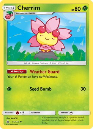 Cherrim (11/156) [Sun & Moon: Ultra Prism]-1