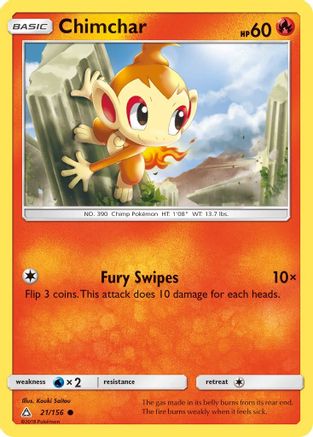 Chimchar (21/156) [Sun & Moon: Ultra Prism]-1