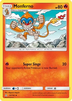 Monferno (22/156) [Sun & Moon: Ultra Prism]-1