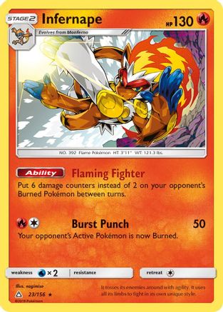 Infernape (23/156) [Sun & Moon: Ultra Prism]-1