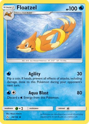 Floatzel (36/156) [Sun & Moon: Ultra Prism]-1