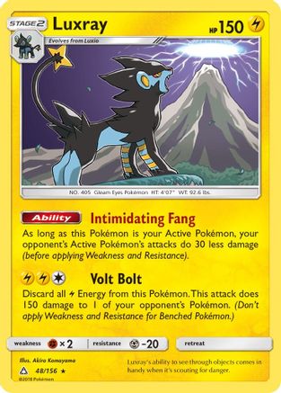Luxray (48/156) [Sun & Moon: Ultra Prism]-1