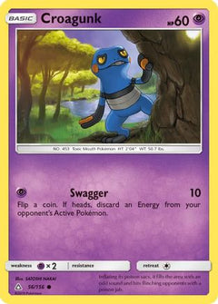 Croagunk (56/156) [Sun & Moon: Ultra Prism]-1