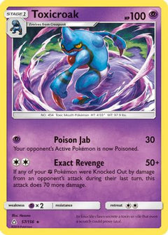Toxicroak (57/156) [Sun & Moon: Ultra Prism]-1