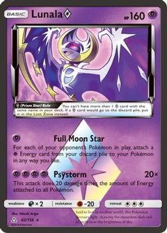 Lunala (62/156) (Prism Star) [Sun & Moon: Ultra Prism]-1