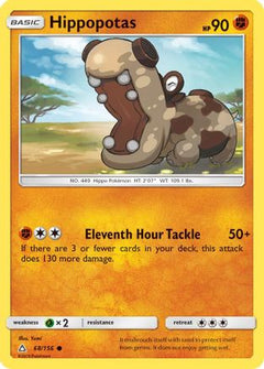 Hippopotas (68/156) [Sun & Moon: Ultra Prism]-1