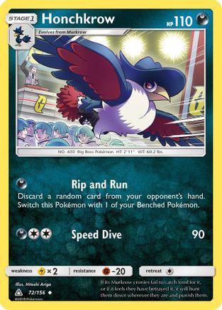 Honchkrow (72/156) [Sun & Moon: Ultra Prism]-1