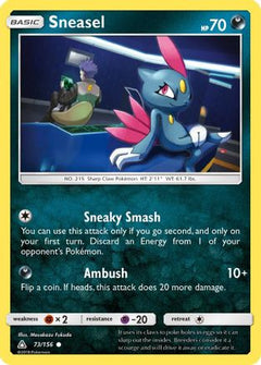 Sneasel (73/156) [Sun & Moon: Ultra Prism]-1