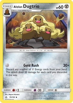 Alolan Dugtrio (79/156) [Sun & Moon: Ultra Prism]-1