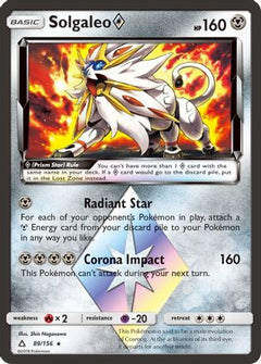 Solgaleo (89/156) (Prism Star) [Sun & Moon: Ultra Prism]-1