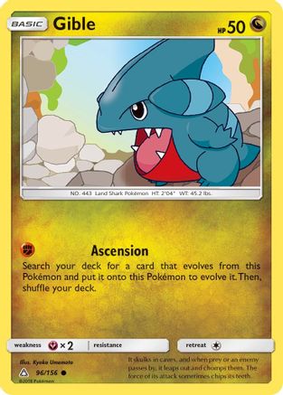 Gible (96/156) [Sun & Moon: Ultra Prism]-1