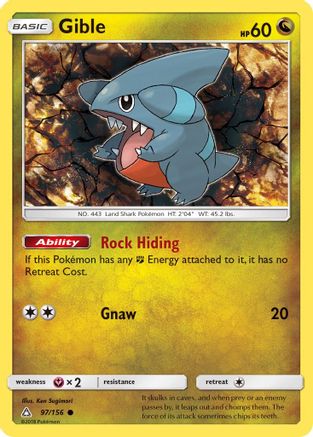 Gible (97/156) [Sun & Moon: Ultra Prism]-1