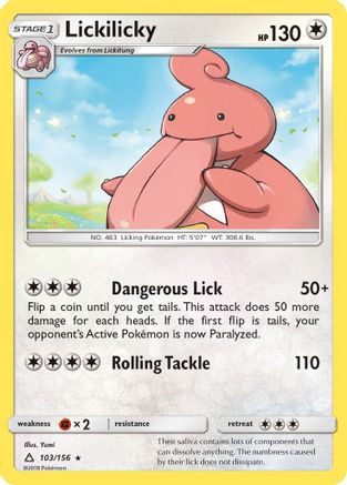 Lickilicky (103/156) [Sun & Moon: Ultra Prism]-1