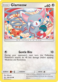 Glameow (108/156) [Sun & Moon: Ultra Prism]-1