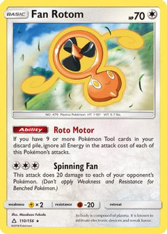 Fan Rotom (110/156) [Sun & Moon: Ultra Prism]-1