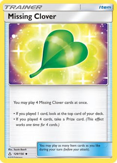 Missing Clover (129/156) [Sun & Moon: Ultra Prism]-1