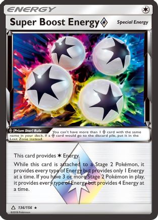 Super Boost Energy (136/156) (Prism Star) [Sun & Moon: Ultra Prism]-1