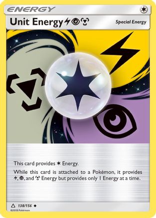 Unit Energy (138/156) (Lightning, Psychic, Metal) [Sun & Moon: Ultra Prism]-1