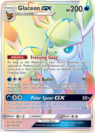 Glaceon GX (159/156) [Sun & Moon: Ultra Prism]-1