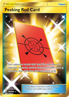 Peeking Red Card (169/156) [Sun & Moon: Ultra Prism]-1