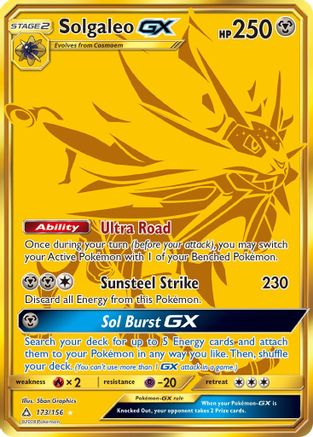 Solgaleo GX (173/156) [Sun & Moon: Ultra Prism]-1
