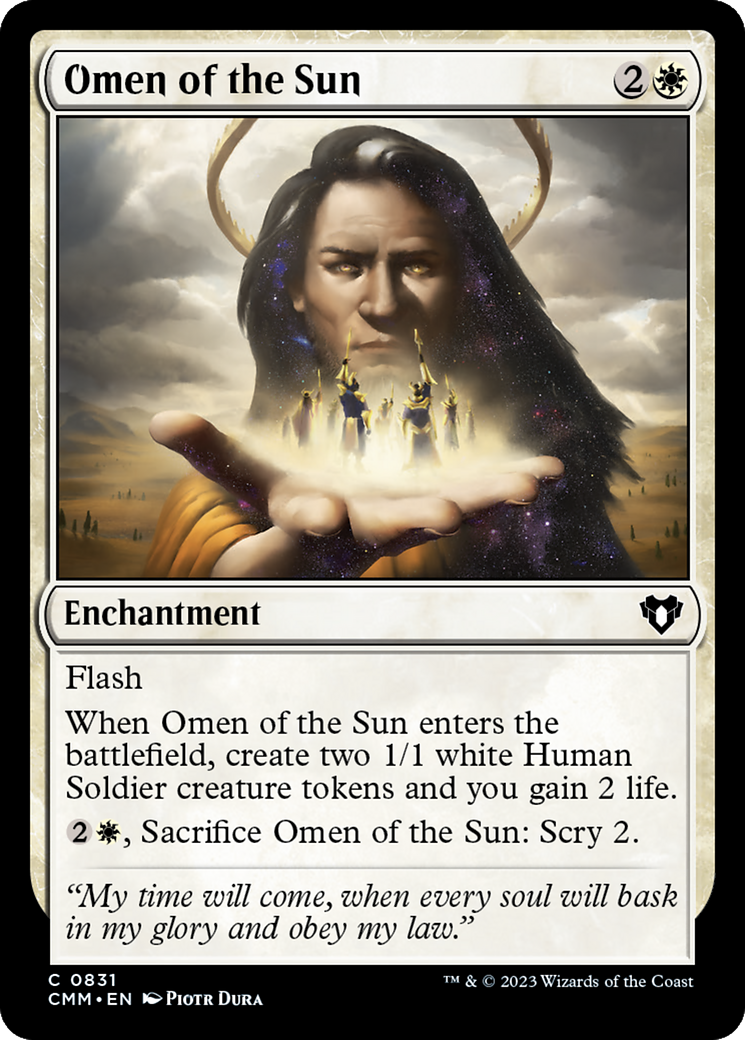 Omen of the Sun [Commander Masters]-1