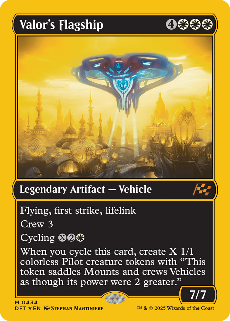 Valor's Flagship (First-Place Foil) [Aetherdrift]-1
