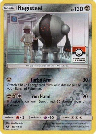 Registeel (68/111) (League Promo) [Sun & Moon: Crimson Invasion]-1