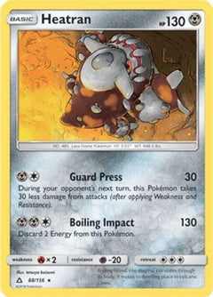 Heatran (88/156) (Prerelease Kit Exclusive) (Theme Deck Exclusive) [Sun & Moon: Ultra Prism]-1