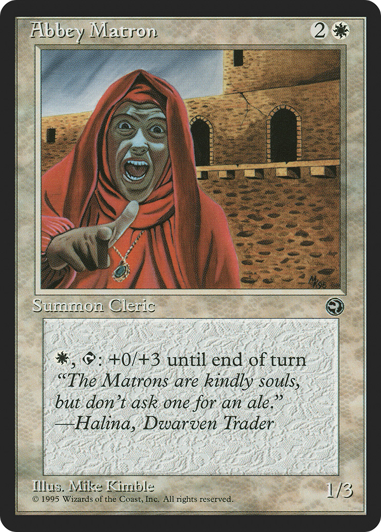 Abbey Matron (Halina Flavor Text) [Homelands]-1