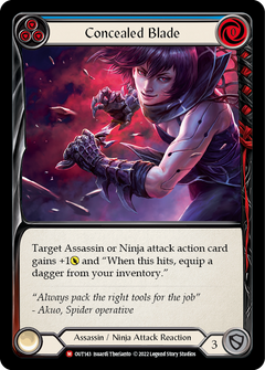 Concealed Blade [OUT143] (Outsiders)  Rainbow Foil-1