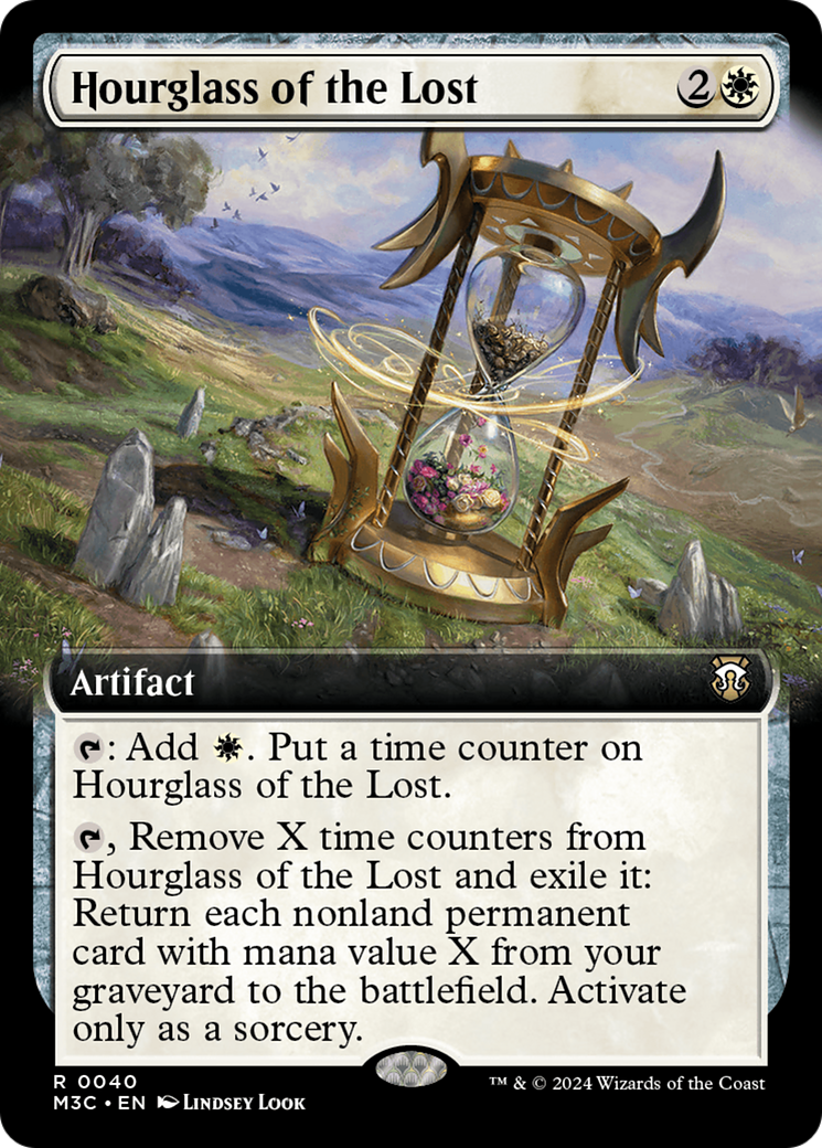 Hourglass of the Lost (Extended Art) [Modern Horizons 3 Commander]-1