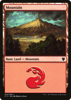 Mountain (304) [Commander 2017]-1