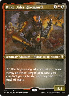 Duke Ulder Ravengard (CLB-531) - Commander Legends: Battle for Baldur's Gate Etched Foil-1