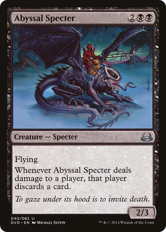Abyssal Specter (Divine vs. Demonic) [Duel Decks Anthology]-1