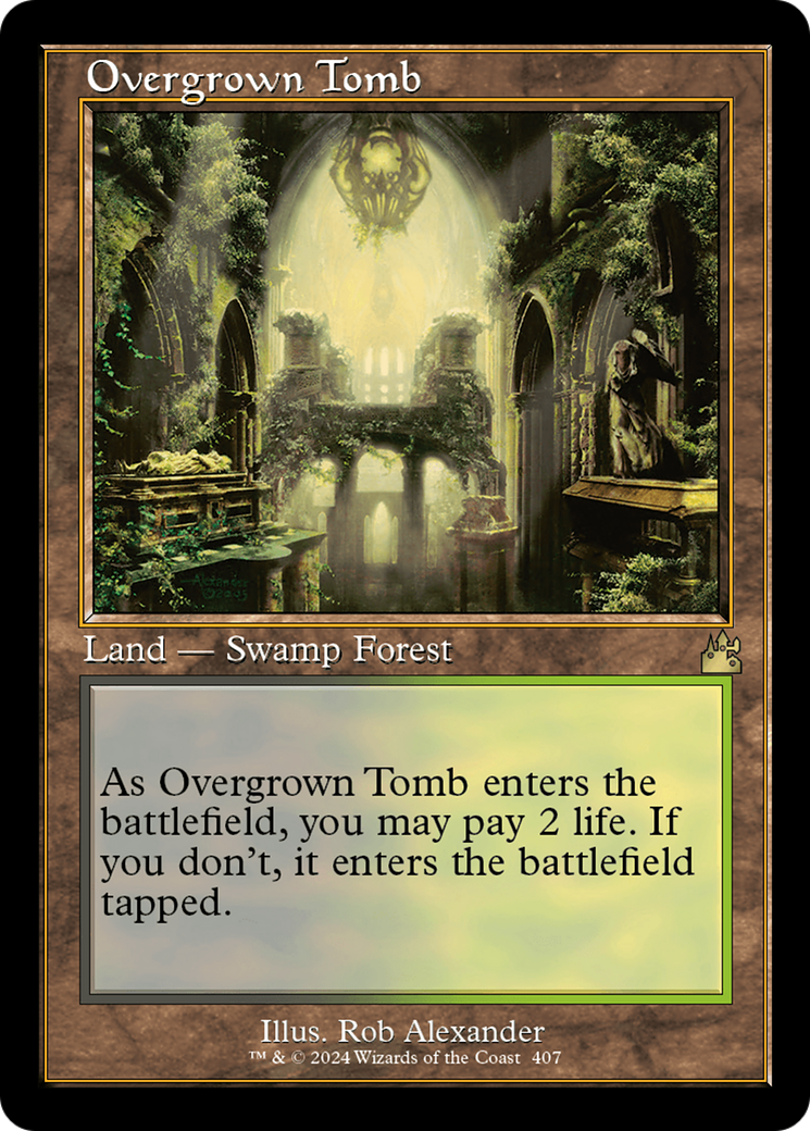 Overgrown Tomb (Retro) [Ravnica Remastered]-1