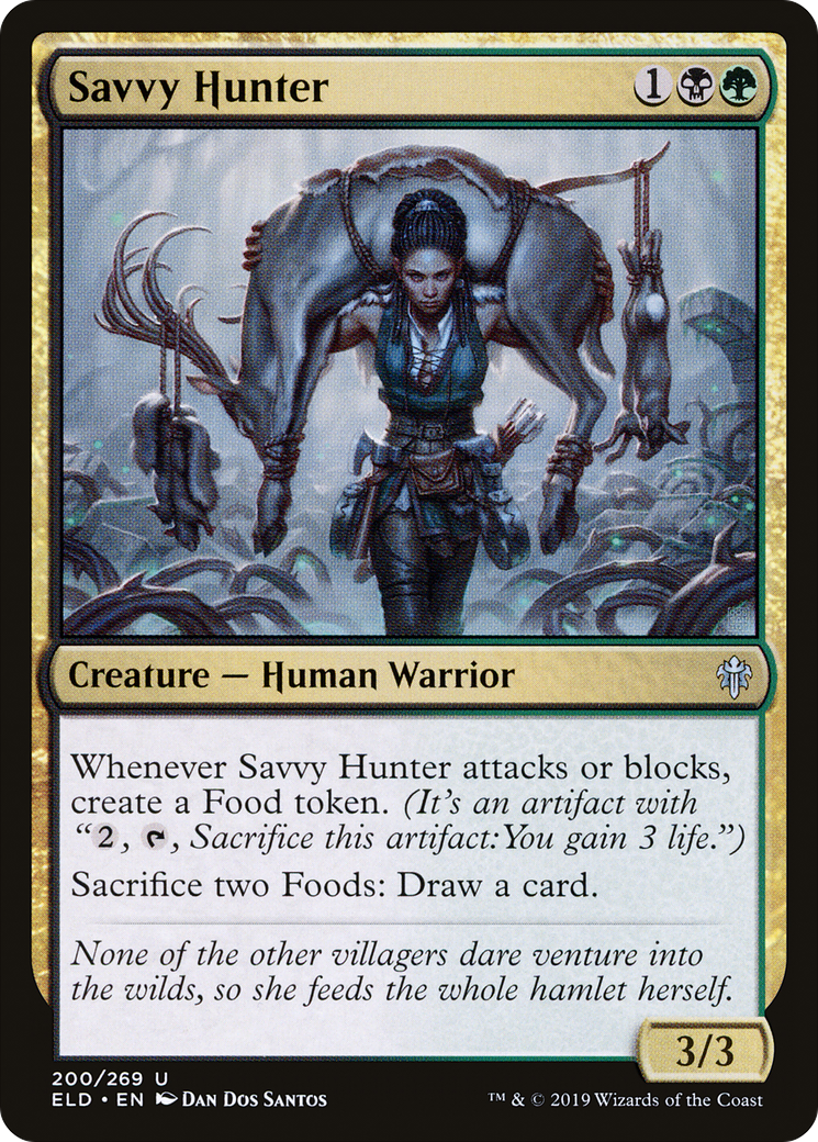Savvy Hunter [Throne of Eldraine]-1