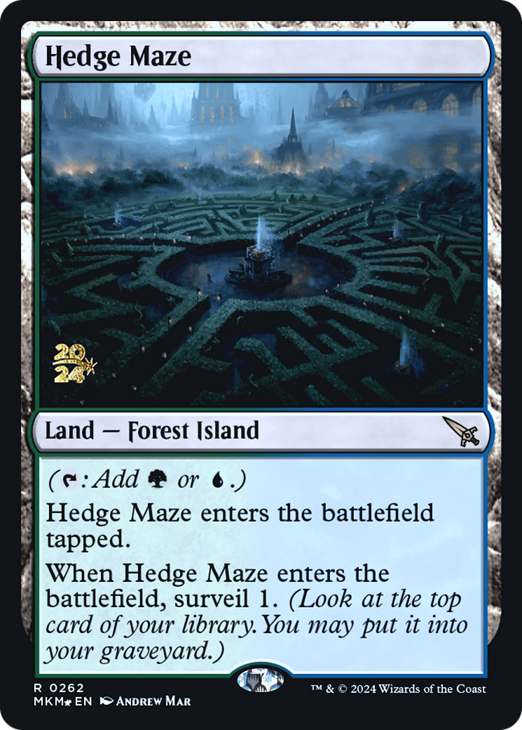 Hedge Maze [Murders at Karlov Manor Prerelease Promos]-1