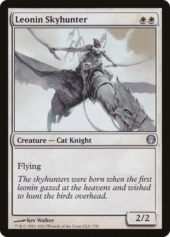 Leonin Skyhunter [Duel Decks: Knights vs. Dragons]-1