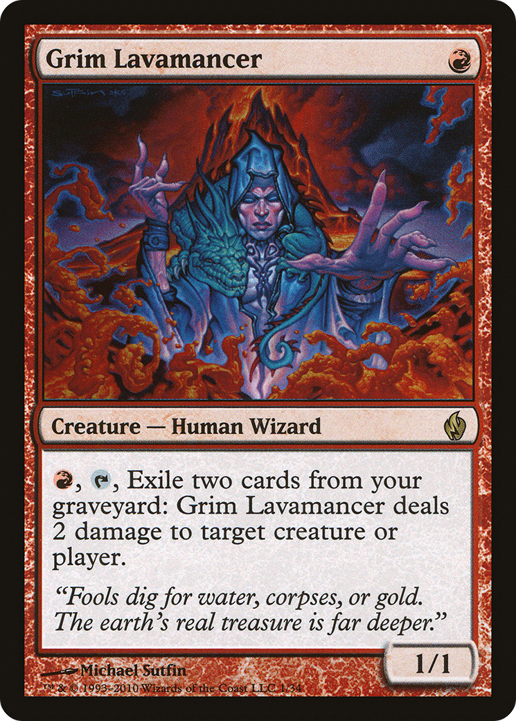 Grim Lavamancer [Premium Deck Series: Fire and Lightning]-1