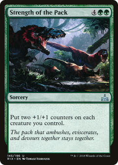 Strength of the Pack [Rivals of Ixalan]-1