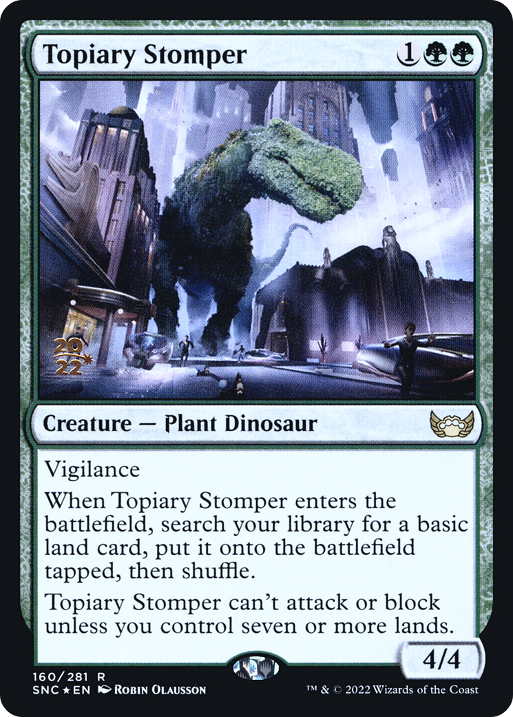 Topiary Stomper [Streets of New Capenna Prerelease Promos]-1
