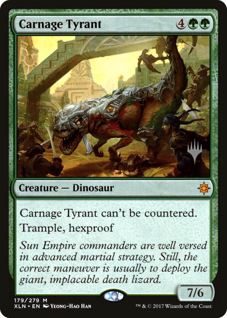 Carnage Tyrant (Promo Pack) [Ixalan Promos]-1