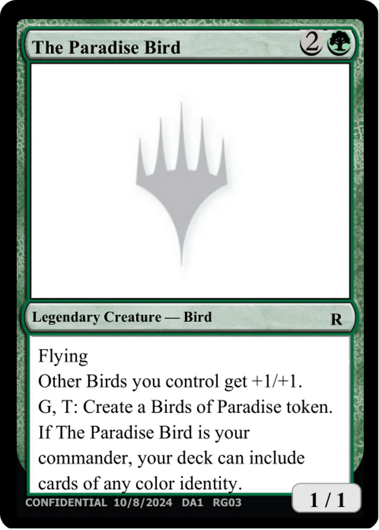 The Paradise Bird (UNK-RG03F) - Unknown Event-1
